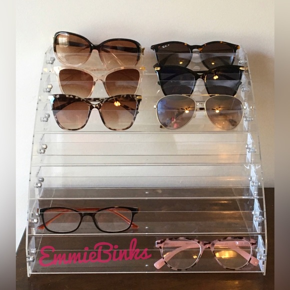 New 7 Layer Acrylic Sunglass / Eye Glass / Nail Polish Display Organizing Tower - Picture 10 of 15